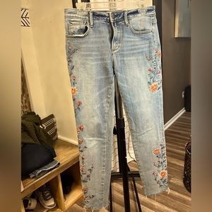 Driftwood Embroiderd jeans